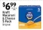 Met Foodmarkets Kraft macaroni & cheese 5 pack offer
