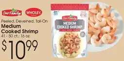 Family Fare Our Family medium cooked shrimp offer