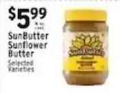 Met Foodmarkets Sunbutter sunflower butter offer
