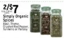 Met Foodmarkets Simply Organic Spices offer