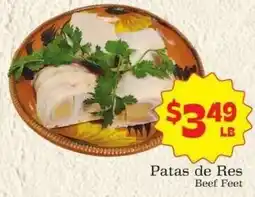 Supermercado Nuestra Familia Patas de Res Beef Feet offer