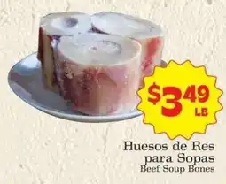 Supermercado Nuestra Familia Beef Soup Bones offer