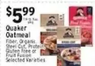 Met Foodmarkets Quaker Oatmeal offer