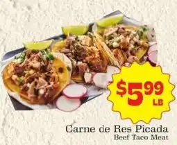 Supermercado Nuestra Familia Carne de Res Picada Beef Taco Meat offer
