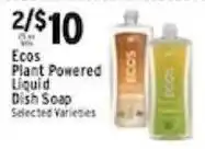 Met Foodmarkets Ecos Plant Powered Liquid Dish Soap offer