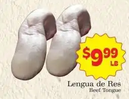 Supermercado Nuestra Familia Beef Tongue offer