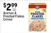 Met Foodmarkets Avenue A Frosted Flakes Cereal offer