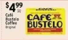 Met Foodmarkets Cafe Bustelo Coffee Original offer