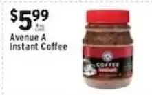 Met Foodmarkets Avenue A instant coffee offer