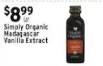 Met Foodmarkets Simply Organic Madagascar Vanilla Extract offer