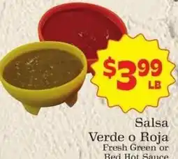 Supermercado Nuestra Familia Salsa Verde o Roja offer