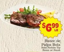 Supermercado Nuestra Familia Bistec de Pulpa Bola offer