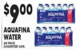 Associated Aquafina water offer
