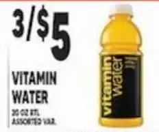 Associated Vitamin Water offer