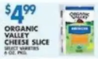 Associated Organic valley cheese slice offer