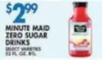 Associated Minute Maid Zero Sugar Drinks offer