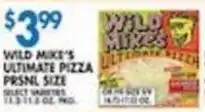 Associated Wild Mike's ultimate pizza offer