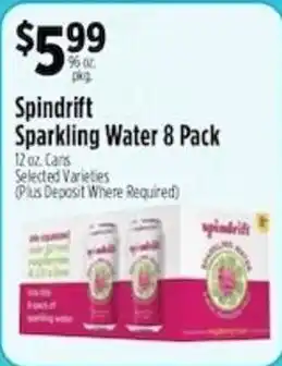Pioneer Supermarkets Spindrift Sparkling Water offer