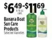 Pioneer Supermarkets Banana Boat Sun Care Products offer