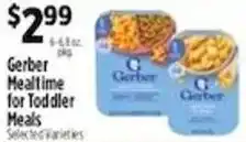 Pioneer Supermarkets Gerber mealttime for toddler meals offer