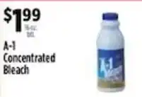 Pioneer Supermarkets A-1 concentrated bleach offer