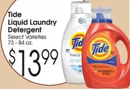 Family Fare Tide liquid laundry detergent offer