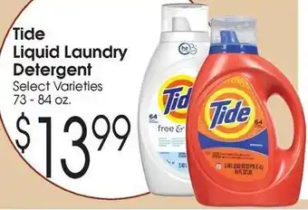 Family Fare Tide Liquid Laundry Detergent offer