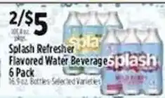 Pioneer Supermarkets Splash Refresher Flavored Water Beverage offer