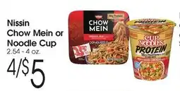 Family Fare Nissin Chow Mein or Noodle Cup offer
