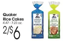Family Fare Quaker Rice Cakes offer