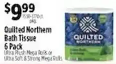 Pioneer Supermarkets Quilted Northern Bath Tissue offer