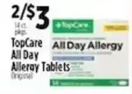 Pioneer Supermarkets TopCare All Day Allergy Tablets Original offer