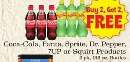 Supermercado Nuestra Familia Coca-Cola, Fanta, Sprite, Dr Pepper 7UP or Squirt Products offer