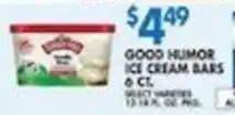 Associated Good humor ice cream bars offer