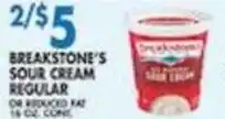 Associated Breakstone's sour cream regular offer
