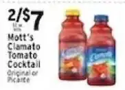 Met Foodmarkets Mott's Clamato Tomato Cocktail offer