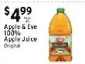 Met Foodmarkets Apple & Eve 100% Apple Juice Original offer