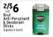 Met Foodmarkets Brut Anti-Perspirant & Deodorant Sticks offer