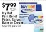 Met Foodmarkets Icy Hot Pain Relief Patch, Spray, Balm or Cream offer