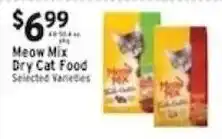Met Foodmarkets Meow Mix Dry Cat Food offer