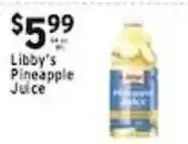 Met Foodmarkets Libby's Pineapple Juice offer
