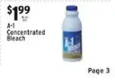 Met Foodmarkets A-1 Concentrated Bleach offer