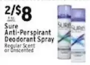 Met Foodmarkets Sure Anti-Perspirant Deodorant Spray offer