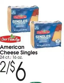 Family Fare Our Family American Cheese Singles offer