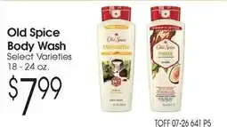 Family Fare Old Spice Body Wash offer