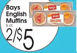 Family Fare Bays English Muffins offer