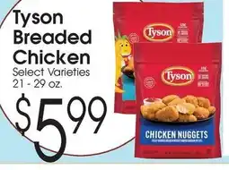 Family Fare Tyson Breaded Chicken offer