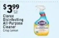Met Foodmarkets Clorox disinfecting all-purpose cleaner offer