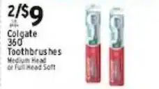 Met Foodmarkets Colgate 360 Toothbrushes offer