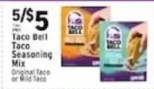 Met Foodmarkets Taco Bell Taco Seasoning Mix offer